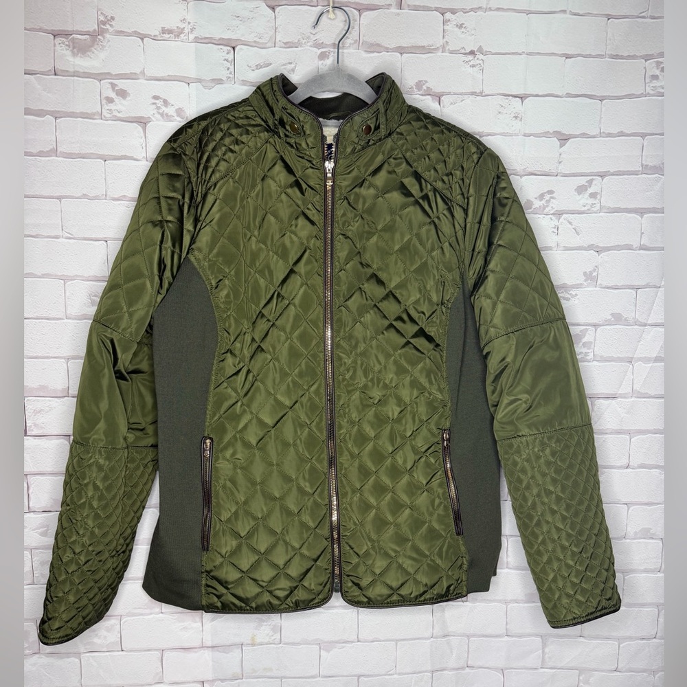 Cavalini Original Quilted Jacket – Olive‎ Green | Size 2X